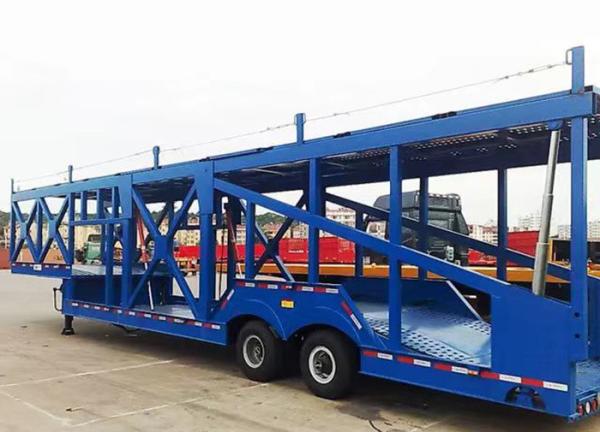 Buy cheap Jost E100 Landing Gear 2 Axle Car Transport Truck Trailer 6/8/10 Car Carrier Semi Trailer from wholesalers