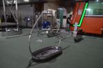 Aluminum Showcase Window Display , Golden Visual Merchandising Windows