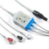 Buy cheap Kontron ECG Cables And Leadwires 125 128 VSM510 3 Lead AHA Snap 7Pin Connector ECG Cable from wholesalers