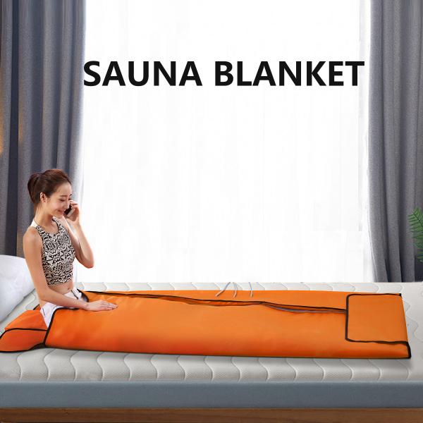 Buy cheap Orange Green Far Infrared Sauna Blanket FDA UKCA Heat Blanket For Weight Loss from wholesalers