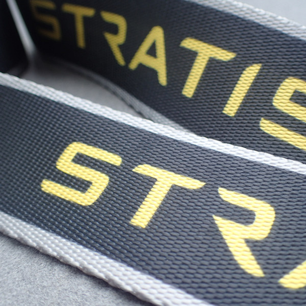 Customized Non Elastic Embroidered polyester webbing straps
