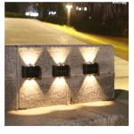 Glowing Waterproof Atmosphere Wall Light 600mah Solar LED Outdoor Decorative