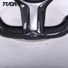 Buy cheap BMW Genuine Leather Carbon Fiber Steering Wheel With LED Design from wholesalers