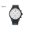 Buy cheap Analog Display Men's Quartz Watch Chronograph Date Leather Band Wristwatch M573 from wholesalers