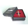 Buy cheap Luxury Black Rigid Gift Packaging Boxes, Foil Stamping Paper Packaging Boxes For Promotion from wholesalers