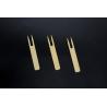Buy cheap 100mm Dessert Disposable Bamboo Forks smooth Customized For Salad from wholesalers