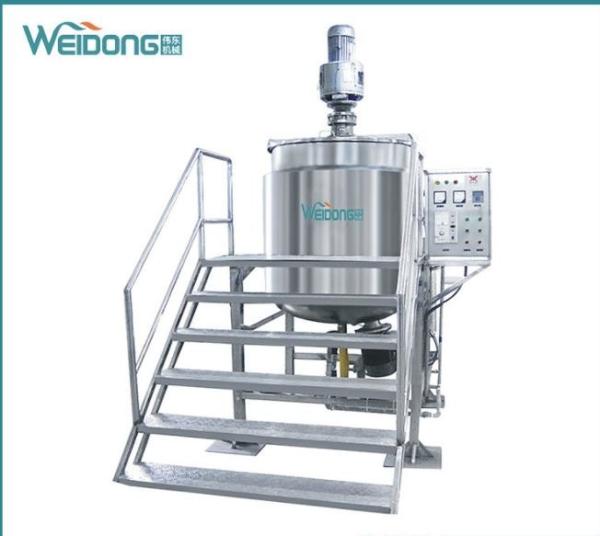 Buy cheap 5.5KW Automatic Lotion Mixing Machine , Antirust Body Cream Making Machine from wholesalers
