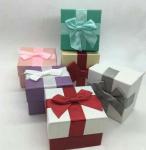 Pretty Paper Watch Necklace Jewelry Box , Heavy Cardboard Jewellery Packaging
