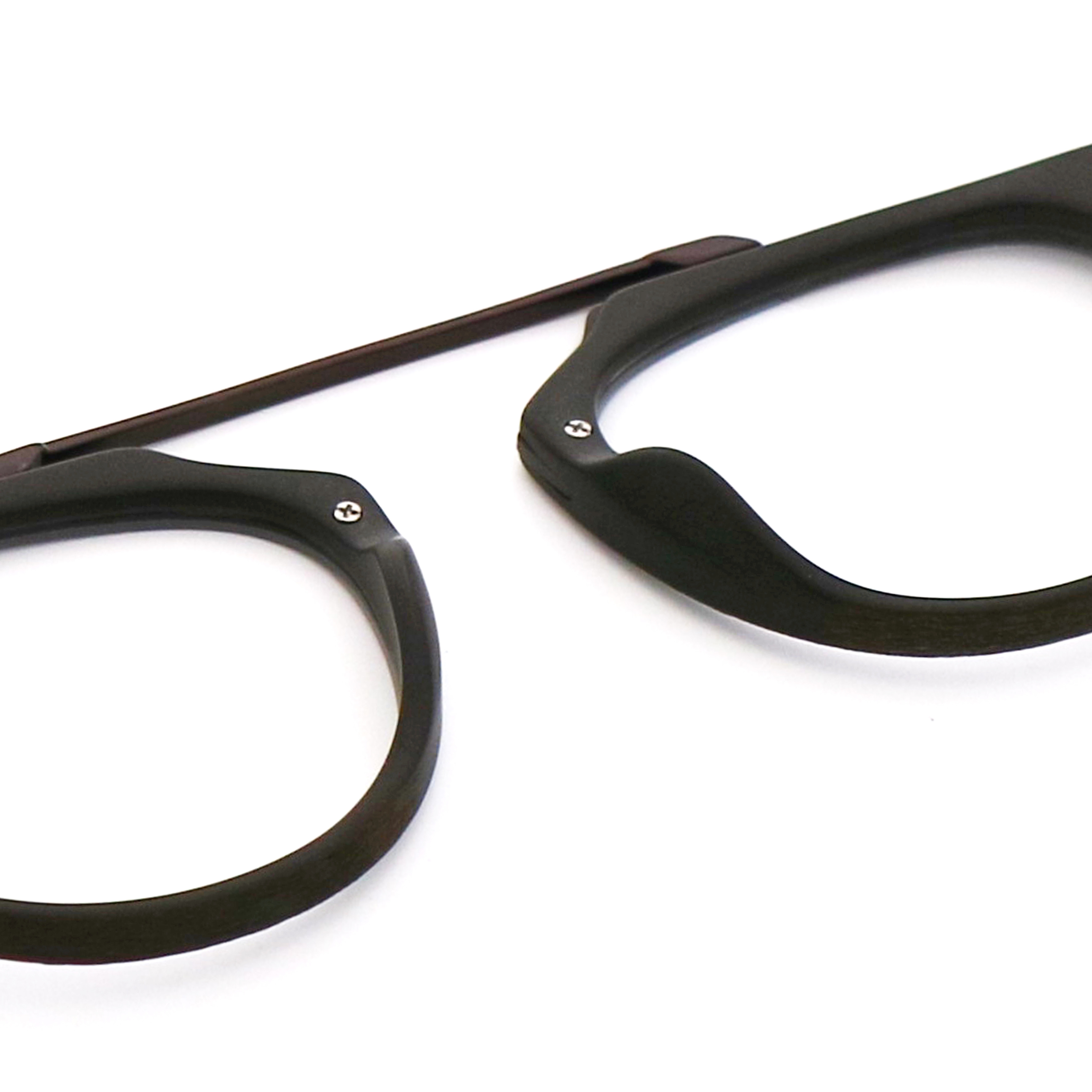Vintage Manual Wood Grain Acetate Optical Glasses Frame MR 0361
