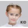 Buy cheap 1mm Thickness Anti Fog Kids Small Plastic Face Shield Colored Goggles from wholesalers