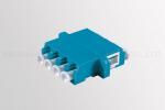 4 Core LC / UPC Fiber Connector Adapters Blue Color 3 Years Warranty