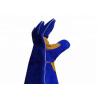 Buy cheap Blue Leather Welding Gloves , Industry Protective Working Safety Gloves from wholesalers