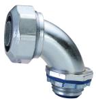 Buy cheap 90 Degree Electrical Conduit Fittings 3 4 Liquid Tight Connector Polished from wholesalers