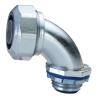 Buy cheap 90 Degree Electrical Conduit Fittings 3 4 Liquid Tight Connector Polished Surface from wholesalers