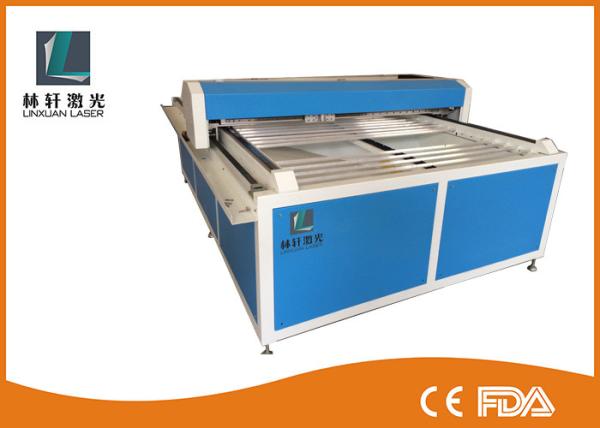 Buy cheap Flat Bed Glass Tube CO2 Laser Engraving Cutting Machine For Wooden Arts / Crafts from wholesalers