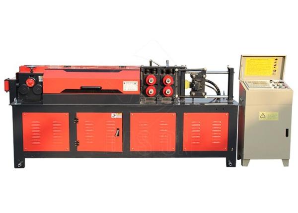 Flat Steel Rebar Straightening Machine For Channel Steel Rod Straightener