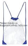 Drawstring Bags, Waterproof Small Clear Bag For Stadium Colleges Sport Event