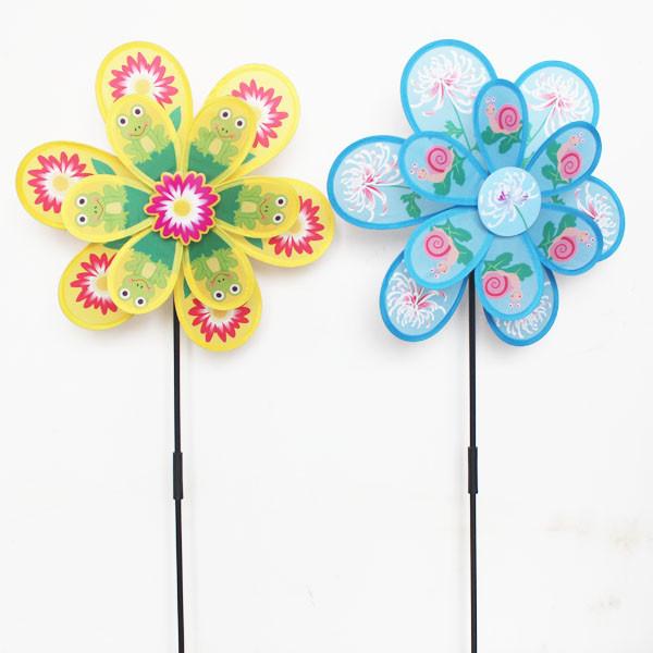 Buy cheap Spring seasonal windmill Yard Stake frog and snail from wholesalers