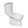Buy cheap White Washdown Close Coupled Two Piece Toilets WC S Trap Dual Flush from wholesalers