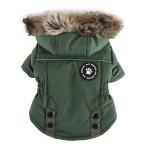 Winter Pet Jacket Dog Clothes Traction Zipper Pattern Stay Warm