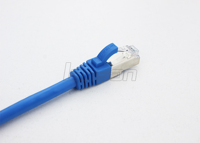 CAT7 / Cat6A Patch Cord Cu Wire 24AWG UTP / FTP / SFTP RJ45 For Computer Network