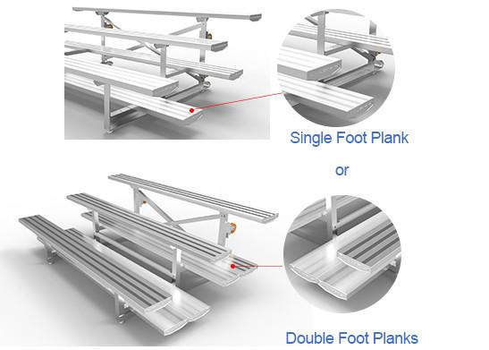 Buy cheap Outdoor Portable Aluminum Grandstands Anti Rusting With Bench Seat from wholesalers