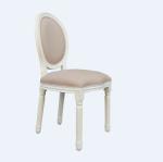 French style antique round back dining chair carved solid wood chair vintage