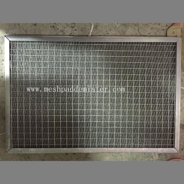 Buy cheap 1250x600mm Demister Mesh Ss304 Drain Hole At Bottom from wholesalers