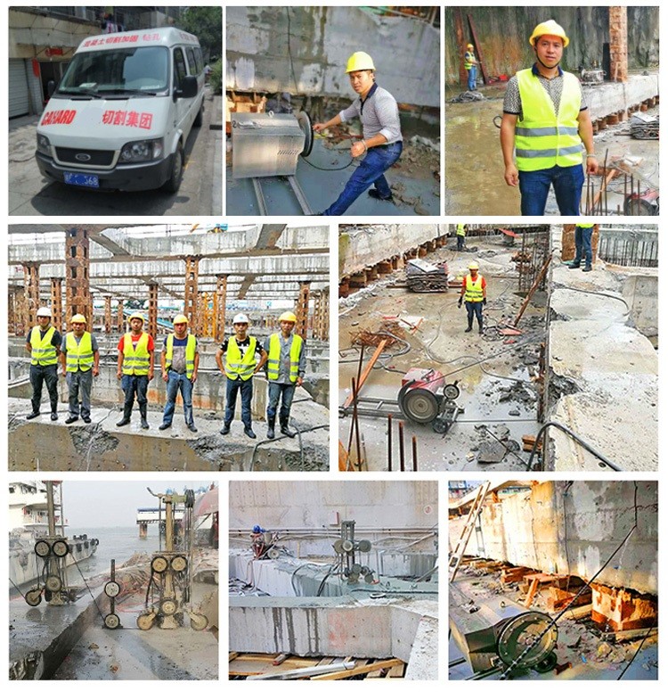 Wire Saw Machine For Reinforce Concrete Cutting