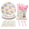 Buy cheap Paper Cups Disposable Dinnerware Sets Eco-Friendlys Birthday Party Supplies from wholesalers
