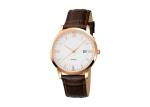 Three Hand Gold Tone Mens Stainless Steel Watches Durable With Changeable Strap