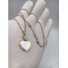 Buy cheap Women'S Natural Diamond Heart Pendant 18K Gold 45cm Length With Handmade from wholesalers