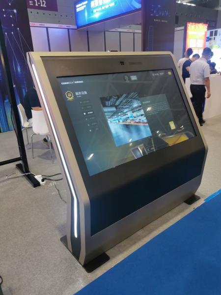 Buy cheap 1.8Ghz 65" 110W Wayfinding Information Touch Screen Kiosk from wholesalers