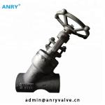 SW BW NPT Forged Steel Globe Valve 800Lb For Flow Control