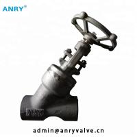 Buy cheap 800Lb Y Type Globe Valve Water SW NPT Bolted Bonnet 1/2"-4" product