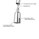 Brass Spout 10cm Sensor Touchless Kitchen Faucet