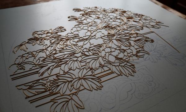 Buy cheap Handicrafts Wire Inlay 24x36" Decorative Metal Wall Painting from wholesalers