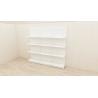 Buy cheap 0.8mm Metal Supermarket Shelf Rack White Lenght 900mm 1200mm from wholesalers