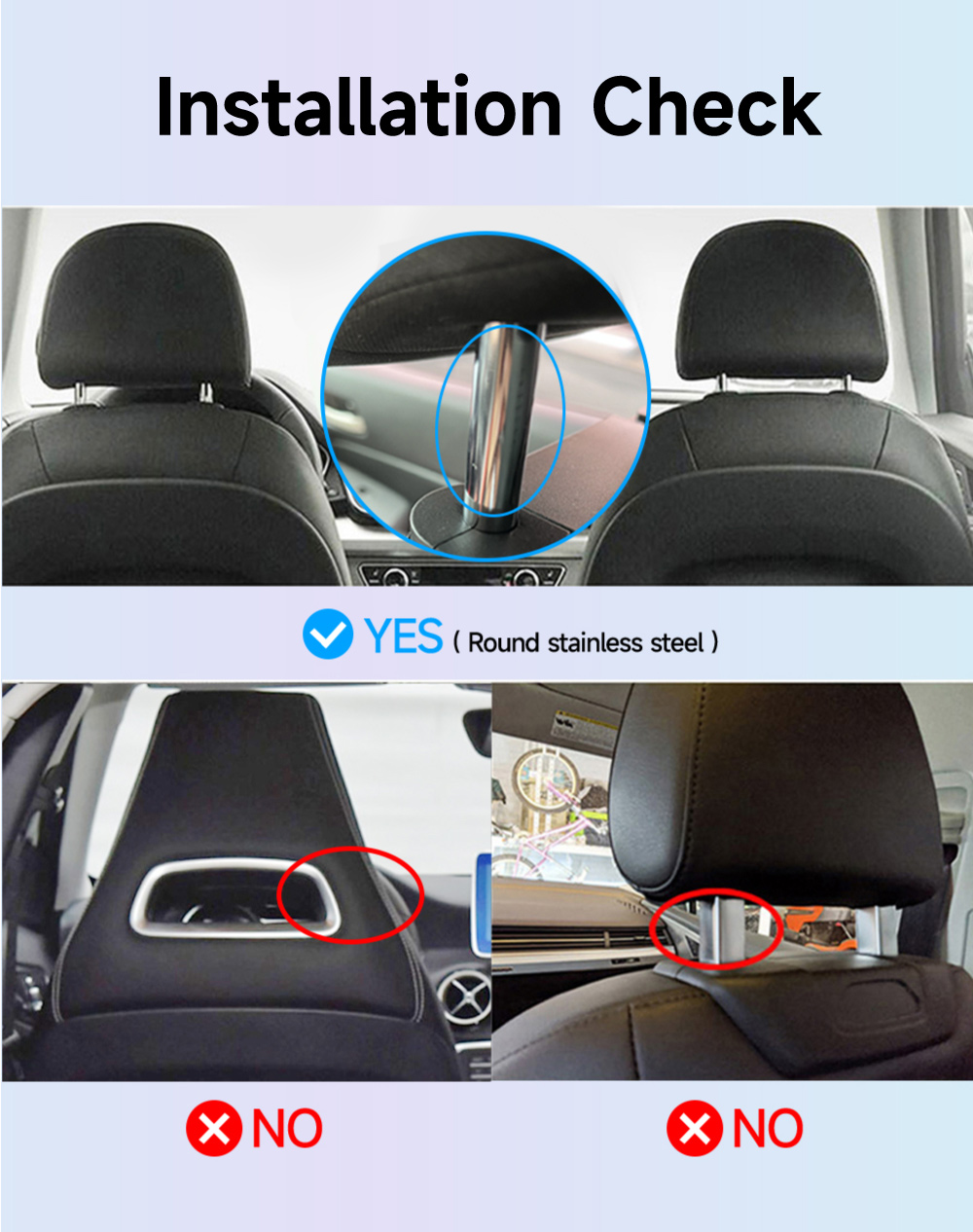 1280*800 Resolution Aux in Function Car Headrest Monitor With HDMI TV for MP5 Player
