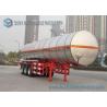 Buy cheap 3 Axle 38000L Butyl Acetate Chemical Liquid Tank Trailers With Ellipse Shaped from wholesalers
