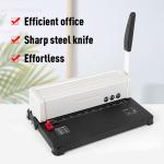 10 Holes Booklet Maker Binding Machine Punching Capacity 12 Sheets 80 Grams