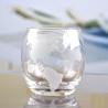 Buy cheap Globe Design Etched Handmade Whiskey Glass , Whiskey Tasting Glasses For Restaurant from wholesalers