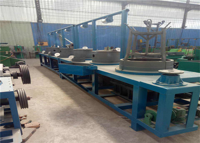 Iron / Steel Wire Auto Pulley Wire Drawing Machine Input Wire Diameter 6.0mm