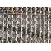 Buy cheap 5mm Architectural Wire Mesh Panels Hotel Elevator Facades Antique Brass product