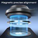 Wireless Charging Car Phone Holder Ultra-Thin Fan Cooling Fast Charging Car
