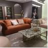 Buy cheap Polyester Fabric Leather Living Room Sofas Multi Functional Three Person Leather Sofa from wholesalers