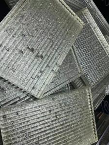Wholesale OEM ACID Etched Tempered Glass Champagne Gold and Silver Platinum Wired from china suppliers