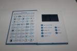 512 MB colorful printing HD Digital touch screen Flip Book Video for festival