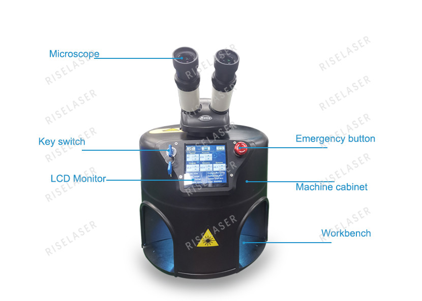 Desktop 40W Mini Portable Jewelry Laser Welding Machine for Gold Silver Stainless Steel Jewellery