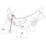 For Maserati Quattroporte M156 Sport 2014- Bnnet Hood Lock OEM 670003116